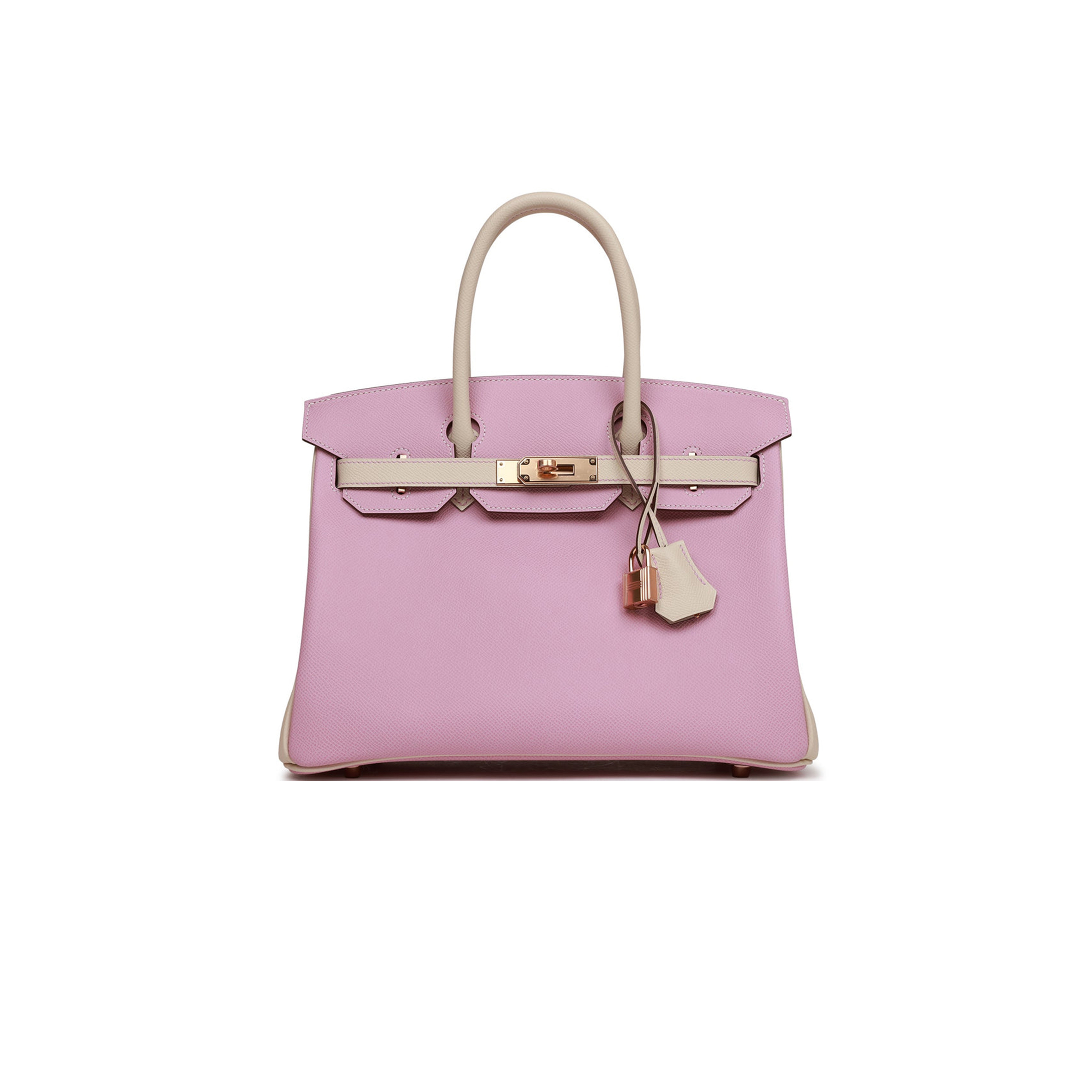 H**me5 BIRKIN 30 TOGO EPSOM ROSE GOLD HARDWARE (30*22*16cm) Master Quality